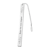 Metal Bookmark for Book Lovers | Stainless Steel Book Marker for Women | Cute Sexy Lady Design | Durable Rustproof Reading Accessory | Compact Page Clip | Gift for Readers, Teachers, adults