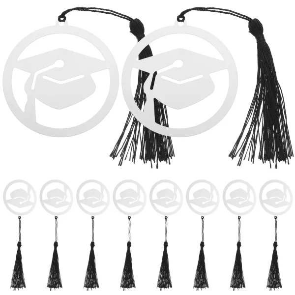 unbranded 10pcs Bookmarks Book Reading Page Markers Metal Bookmarks Graduation Presents