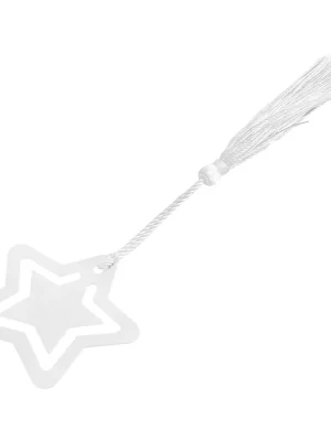 Household Office Metal Tassel Decor Star Shaped Page Fashion Holder Bookmark