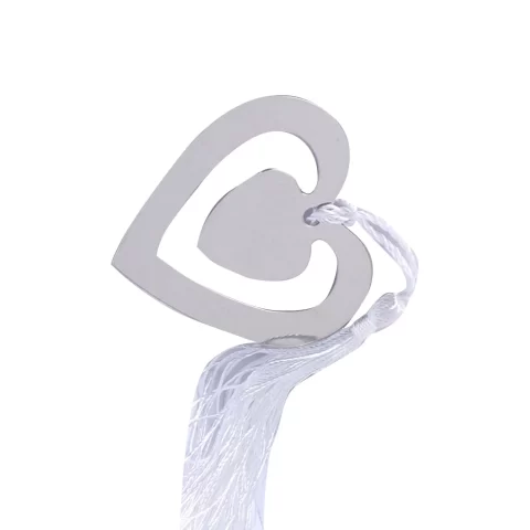 Cute Cartoon Heart Shape Paper Clip Metal Bookmarks Book Memo Label Gift Student Stationery Wedding Decoration