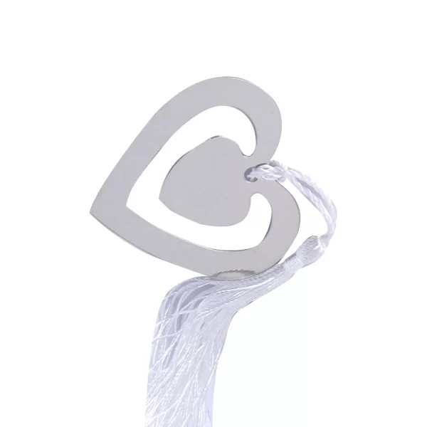Cute Cartoon Heart Shape Paper Clip Metal Bookmarks Book Memo Label Gift Student Stationery Wedding Decoration